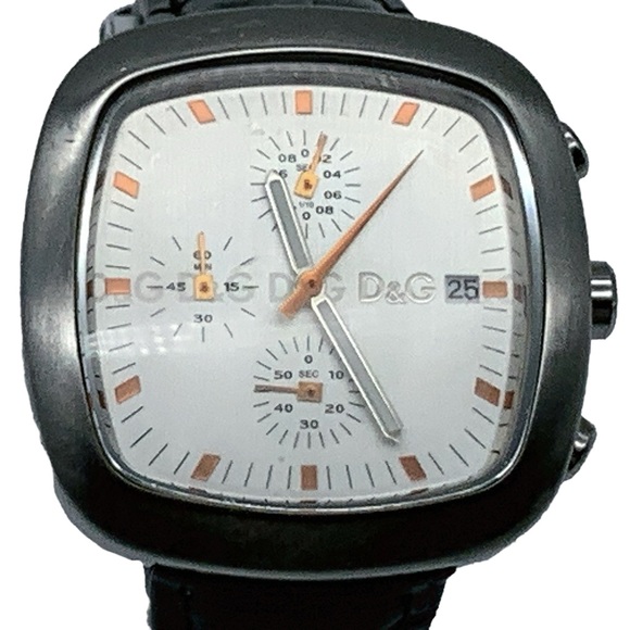 Dolce & Gabbana Square Chronograph Men’s Watch - Picture 1 of 12
